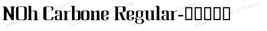 NOh Carbone Regular字体转换